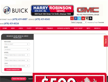 Tablet Screenshot of harryrobinson.com